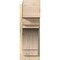 Ekena Millwork Merced Block Rough Sawn Outlooker, Douglas Fir, 8"W x 22"D x 22"H OUT08X22X22MRC05RDF - alternate 4